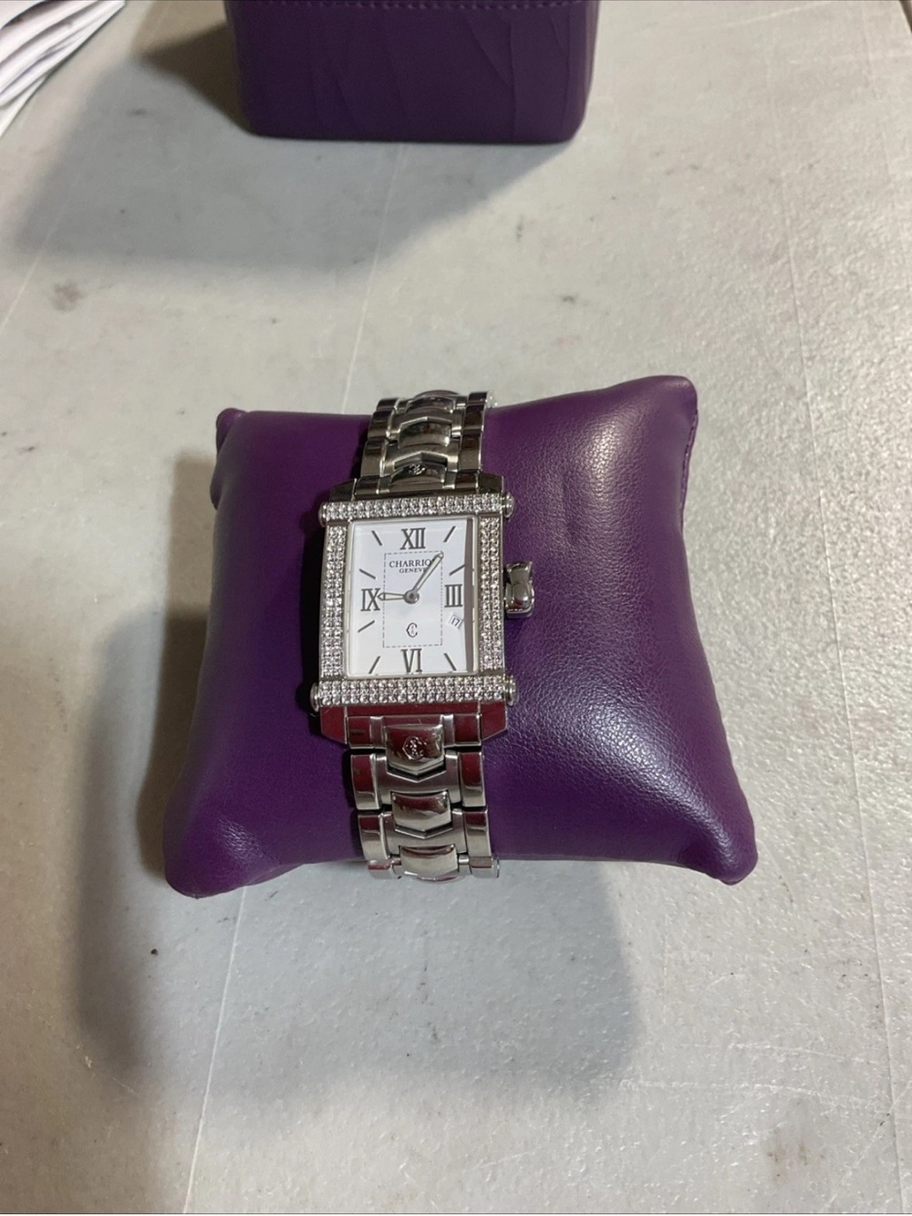 Charriol Columbus CCSTRH  Diamond Bezel Quartz Watch Need BATTERY,SEE DESCRIPTIO - Picture 2 of 11